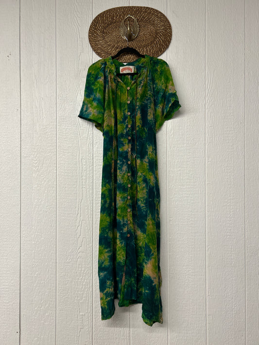 Crepe Sari Summer Woodstock Duster 0626 166