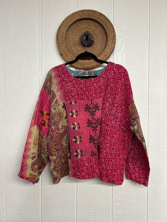 Pareo Kantha Wanderer Pocket Crop Top 0226 057