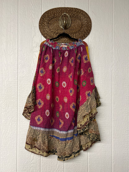 Pareo Kantha Wild Rose Skirt 0426 071