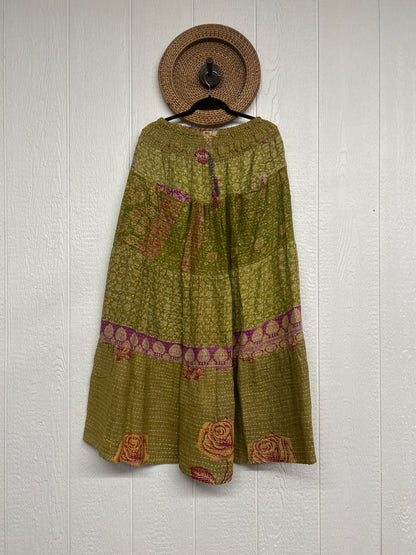 Pareo Kantha Lotus Maxi Skirt 0826 032
