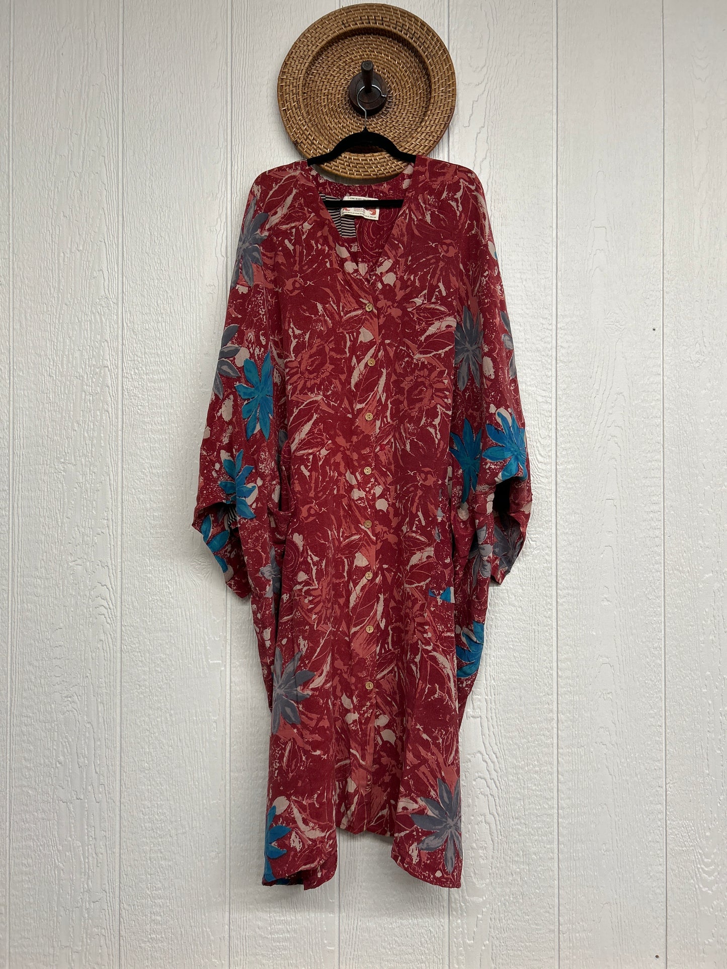 Crepe Sari Gaia Duster Dress 0826 195