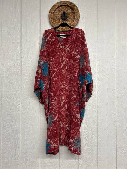 Crepe Sari Gaia Duster Dress 0826 195