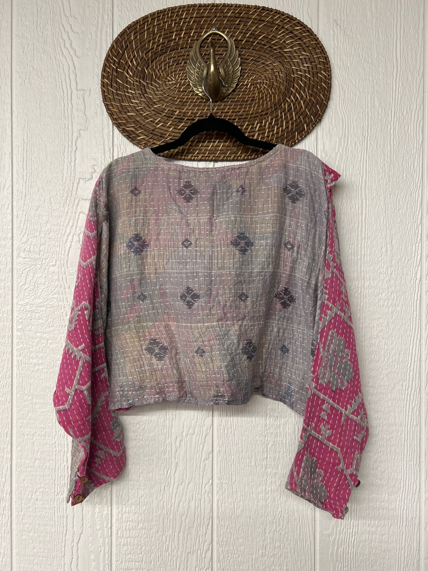 Pareo Kantha In Bloom Cropped Pullover 0326 262