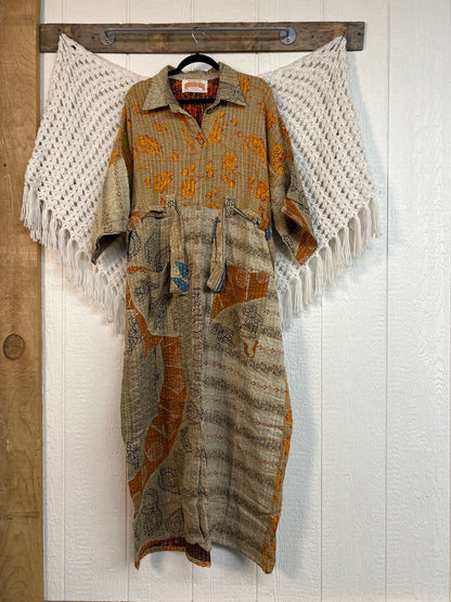 Pareo Kantha Gravity Duster Dress 0226 113