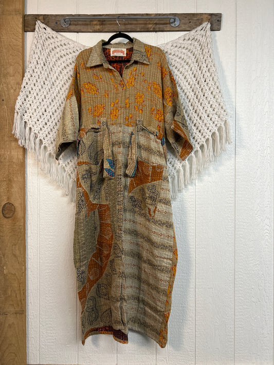 Pareo Kantha Gravity Duster Dress 0226 113