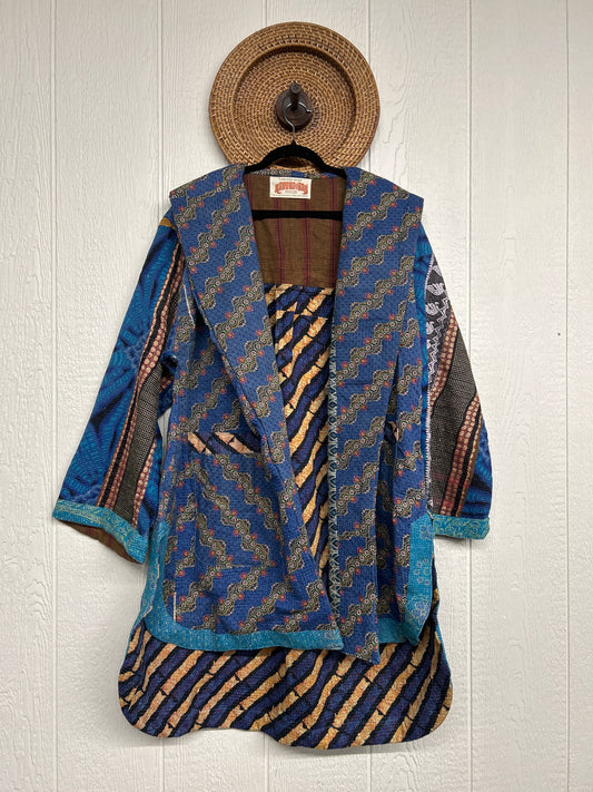 Fine Kantha Drifter Coat 1026 011