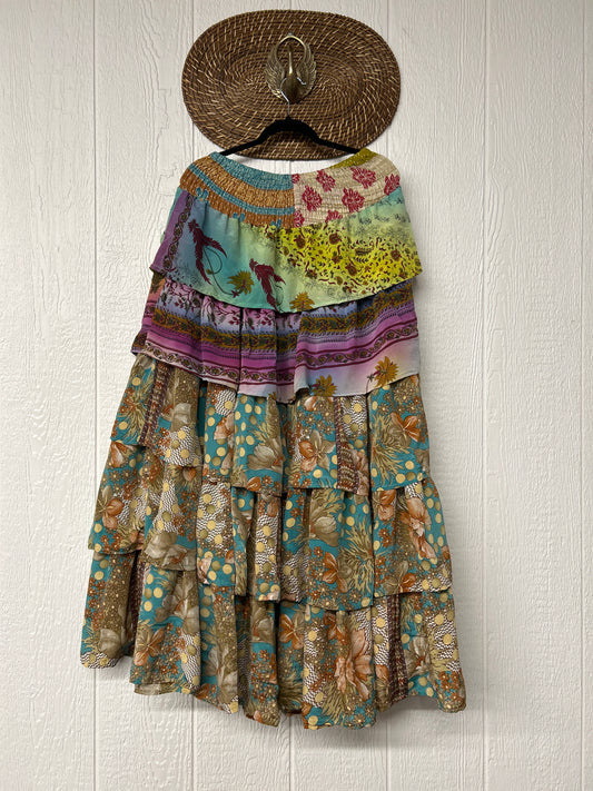 Rasgulla Sari Venus Ruffle Maxi 1125 034