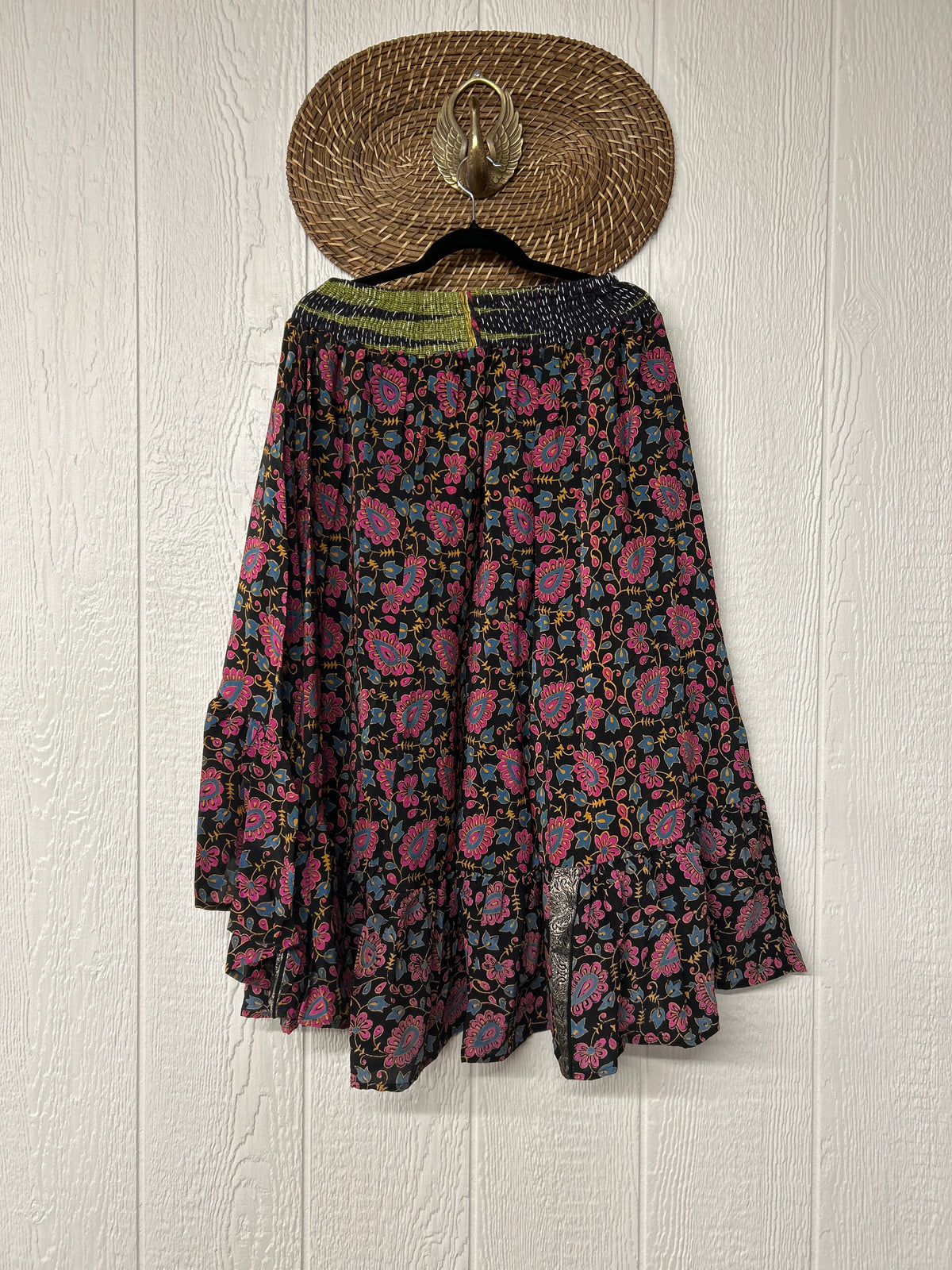 Crepe Sari Dahlia Skirt 1026 137