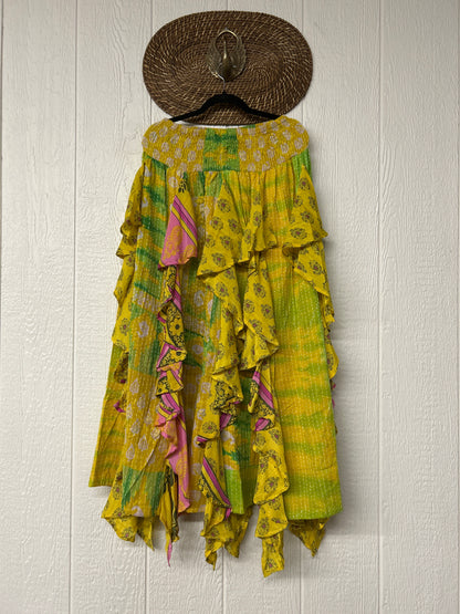 Pareo Kantha Willow Maxi Skirt 0826 265