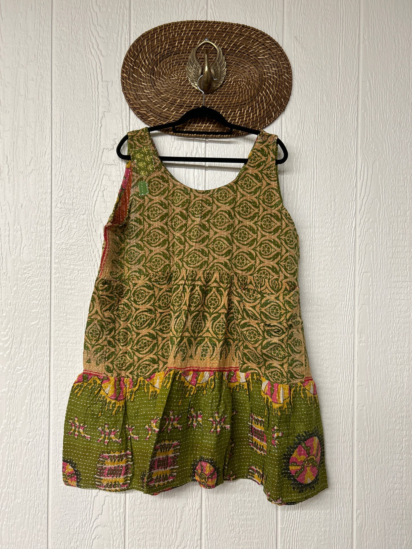 Kantha Meadow Mini Dress 0625 224