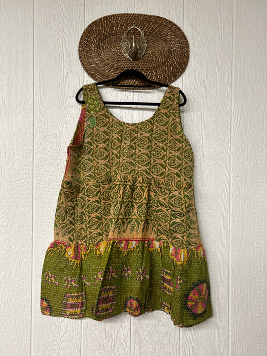 Kantha Meadow Mini Dress 0625 224