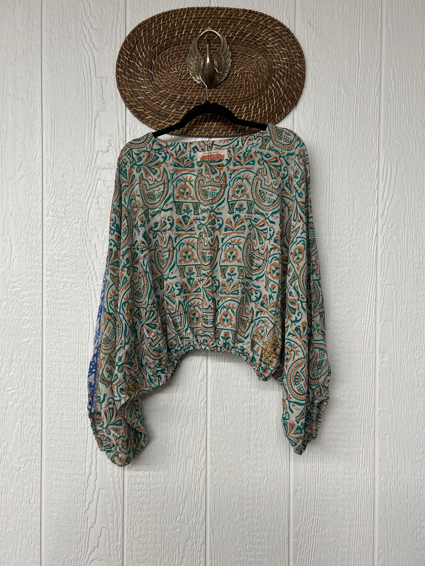 Crepe Sari Luna Crop Top 0126 241