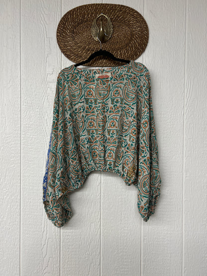 Crepe Sari Luna Crop Top 0126 241