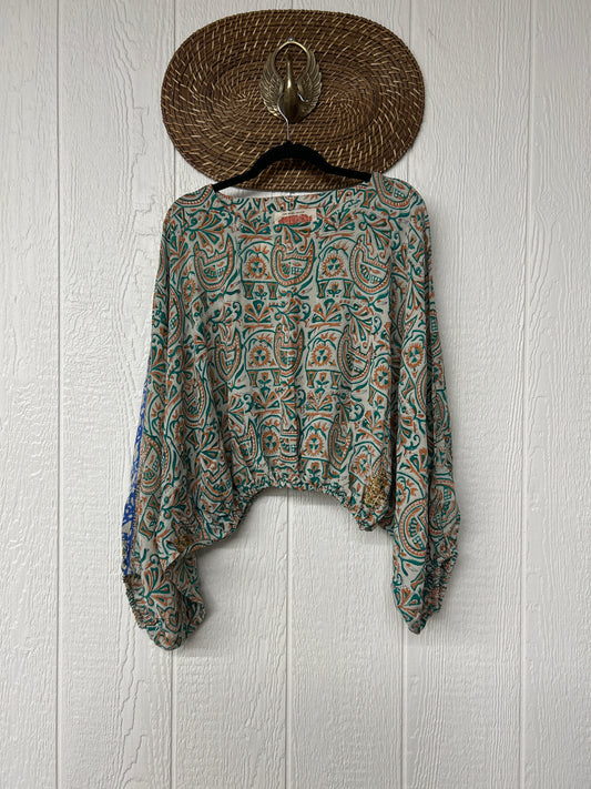 Crepe Sari Luna Crop Top 0126 241