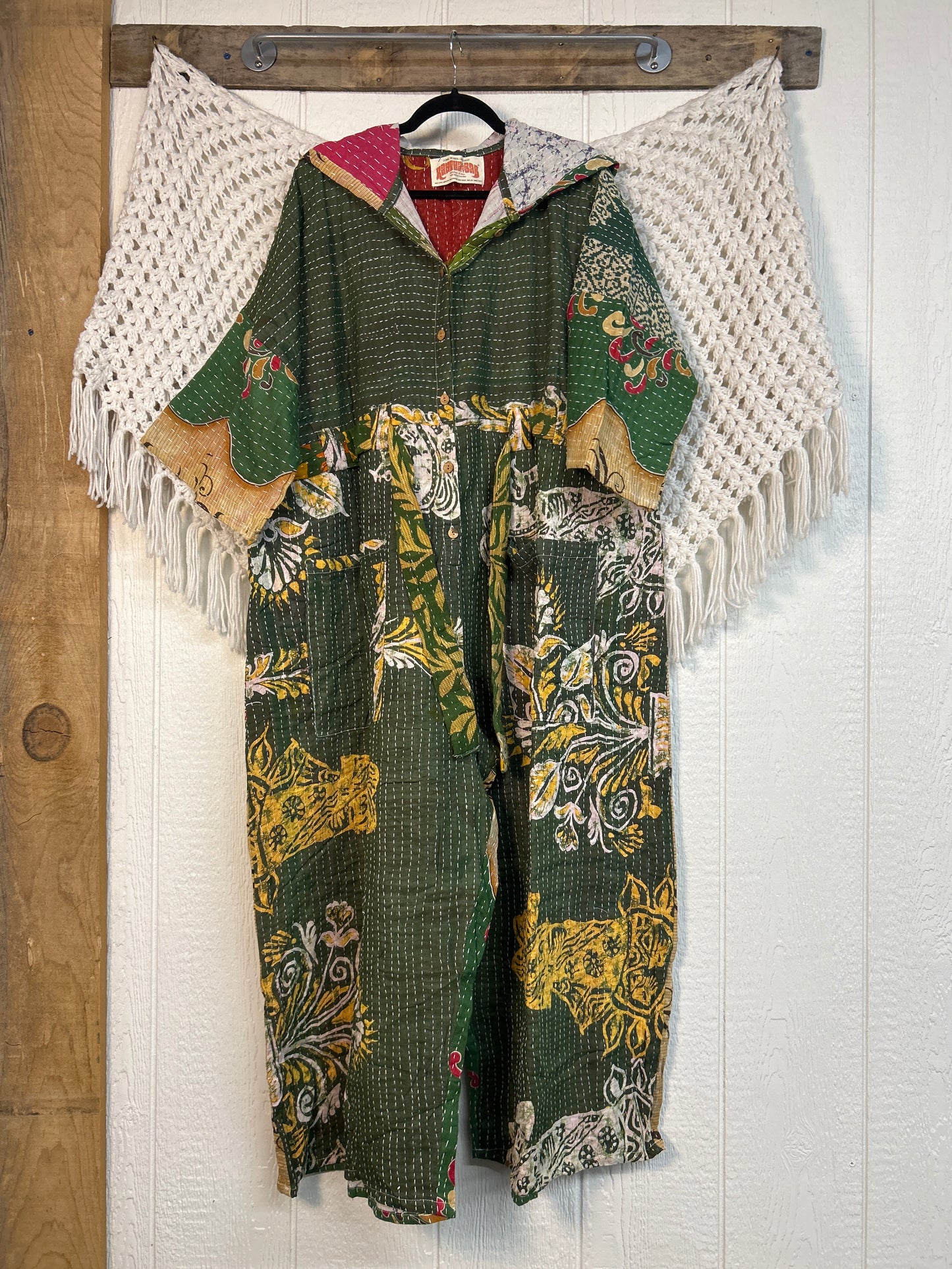 Pareo Kantha Zen Hoodie Jumpsuit 0726 164