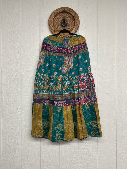 Pareo Kantha Lotus Maxi Skirt 0826 261