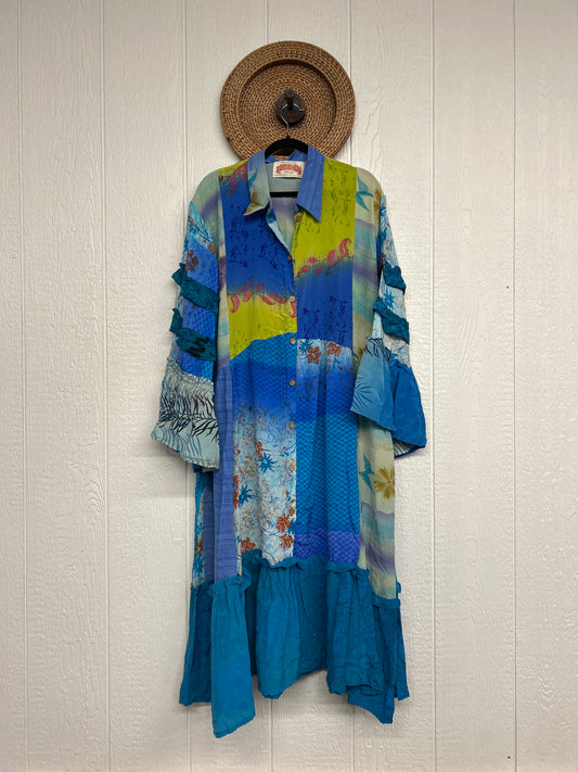 Crepe Sari Rhiannon Duster Dress 0226 269