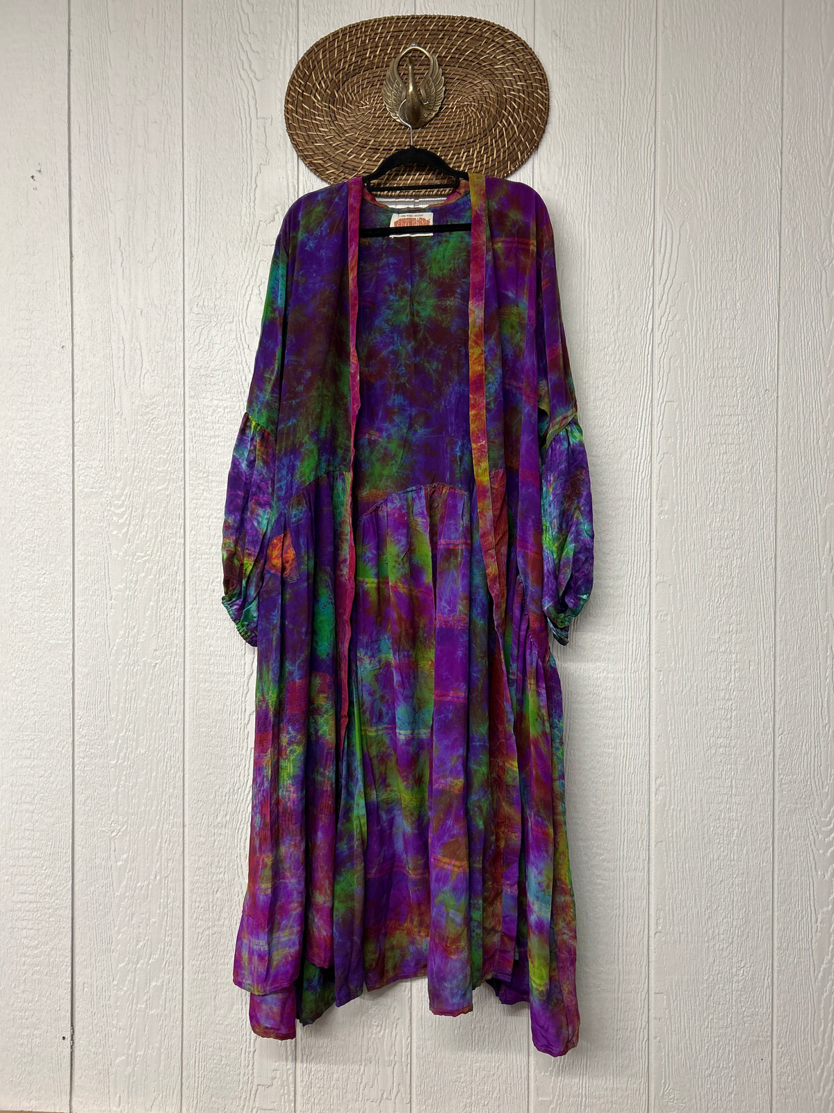 Crepe Sari Evermore Kimono 1026 005