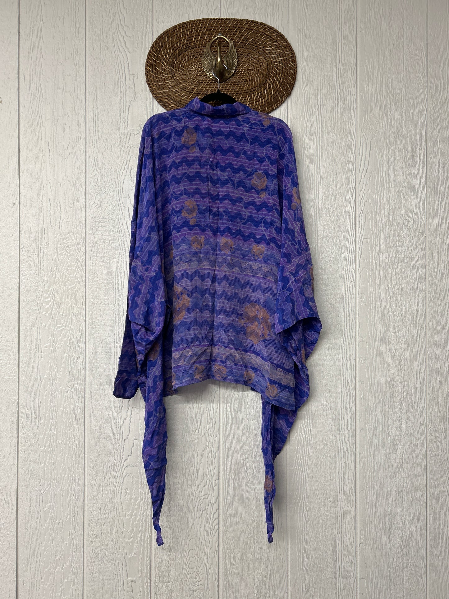 Crepe Sari Nirvana Button Down 1125 084