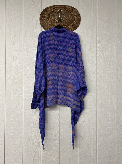 Crepe Sari Nirvana Button Down 1125 084