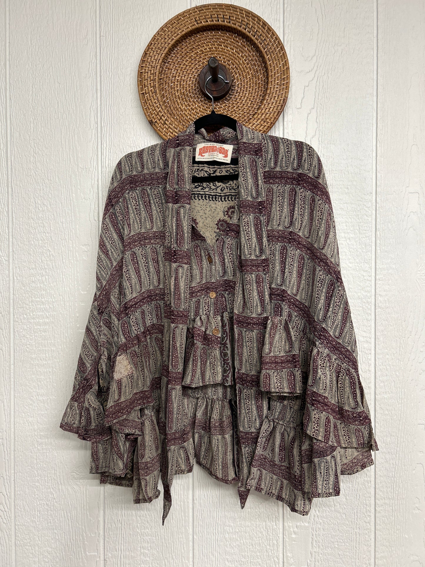 Crepe Sari Wild Rose Top 1225 110