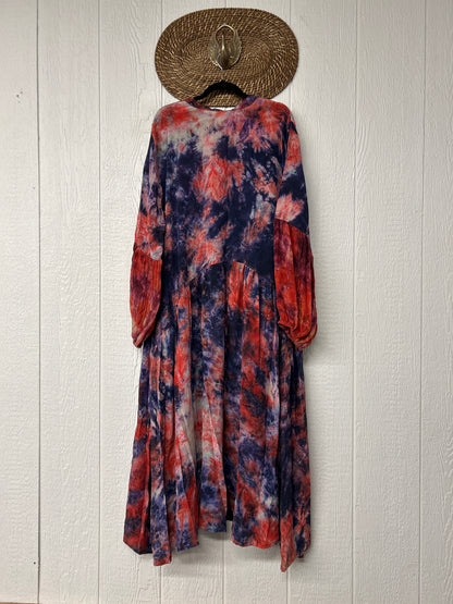 Crepe Sari Evermore Kimono 1026 089