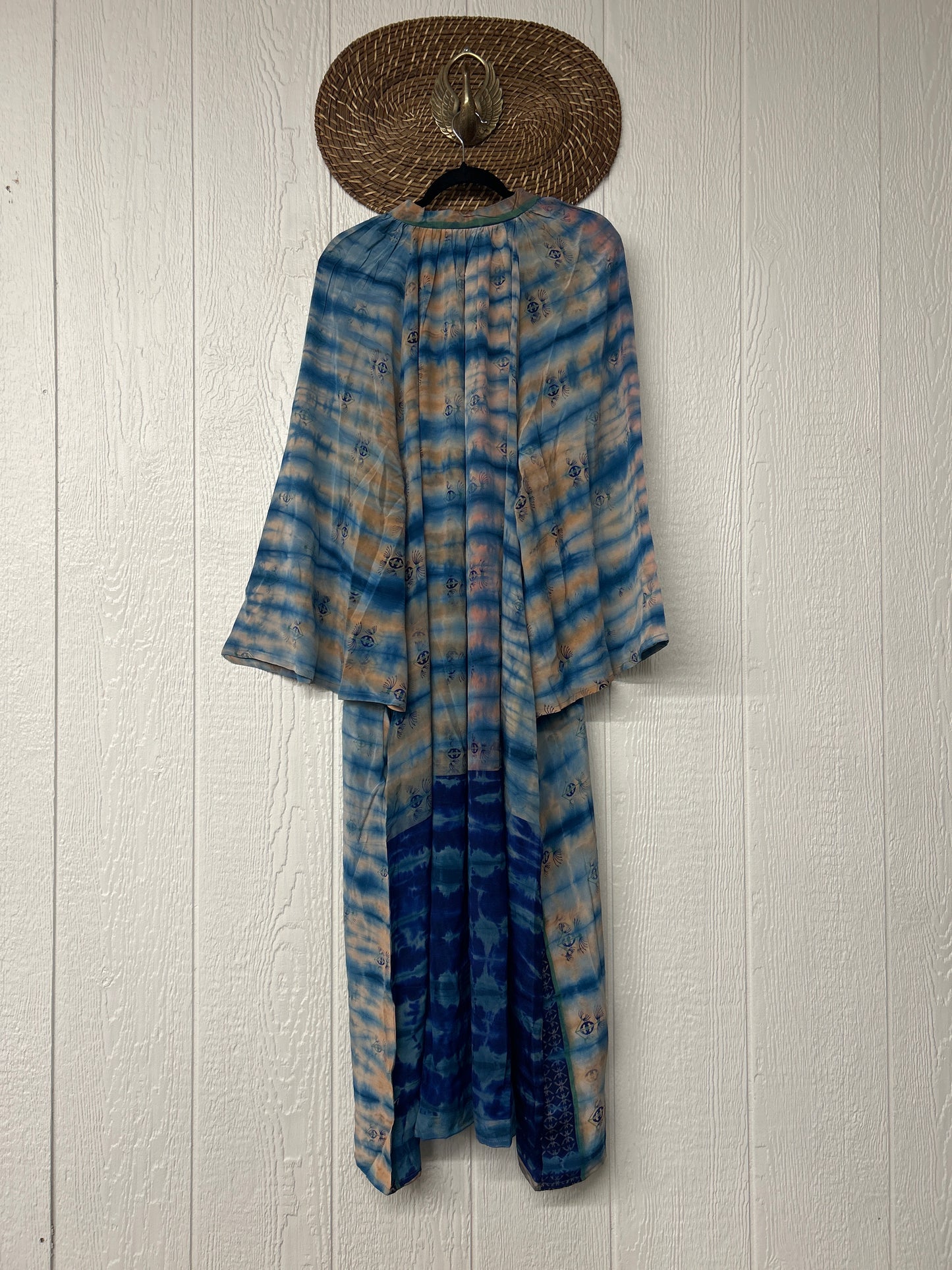 Crepe Sari Woodstock Duster Dress 0226 115