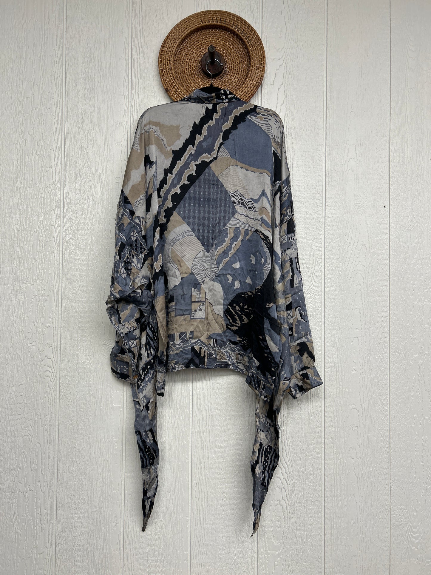 Crepe Sari Nirvana Button Down 1125 207