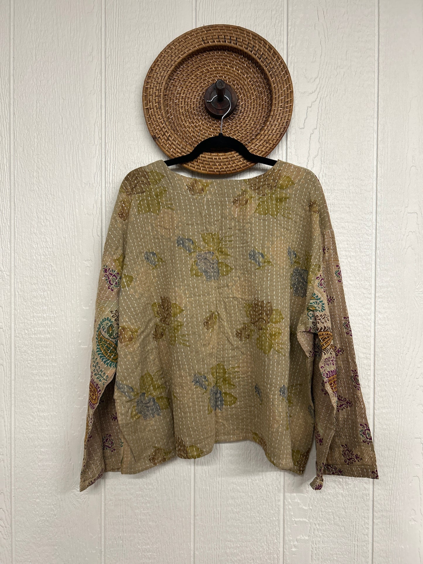 Pareo Kantha Wanderer Pocket Crop Top 0226 041