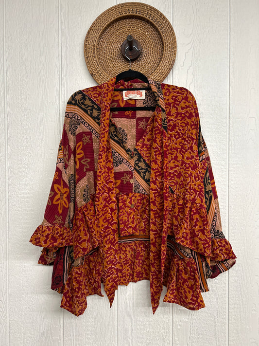 Crepe Sari Wild Rose Top 1225 109