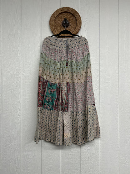 Pareo Kantha Lotus Maxi Skirt 0826 270