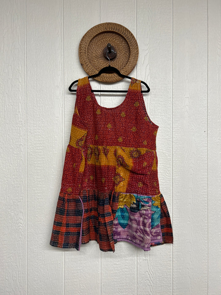 Kantha Meadow Mini Dress 0425 228