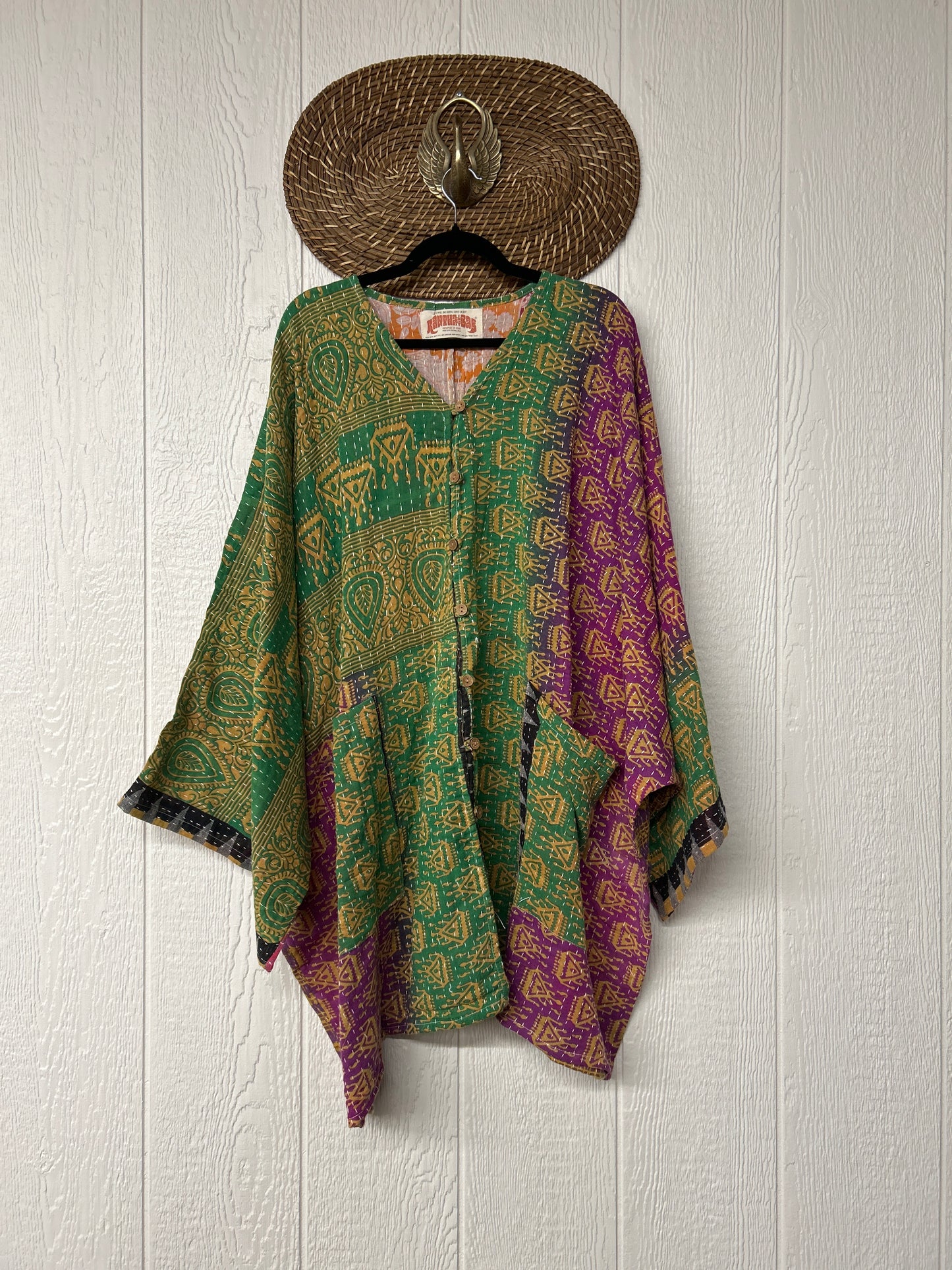 Pareo Kantha Gaia Button-Down Kimono 0126 129