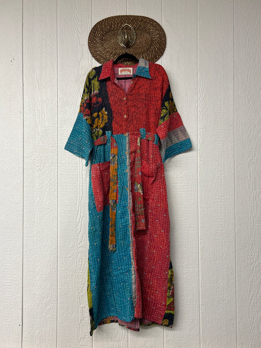 Pareo Kantha Gravity Duster Dress 0226 036