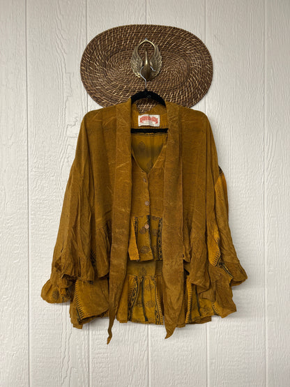 Crepe Sari Wild Rose Top 1225 213