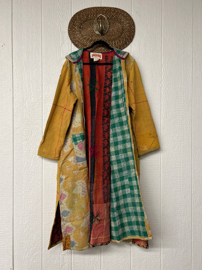 Fine Kantha Rising Sun Coat 1125 009