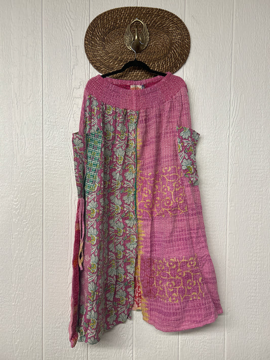 Pareo Kantha Butterfly Cargo Skirt 0426 007