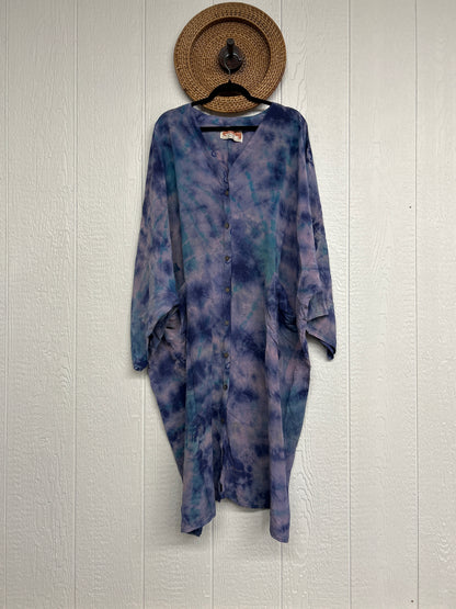 Crepe Sari Gaia Duster Dress 0826 227