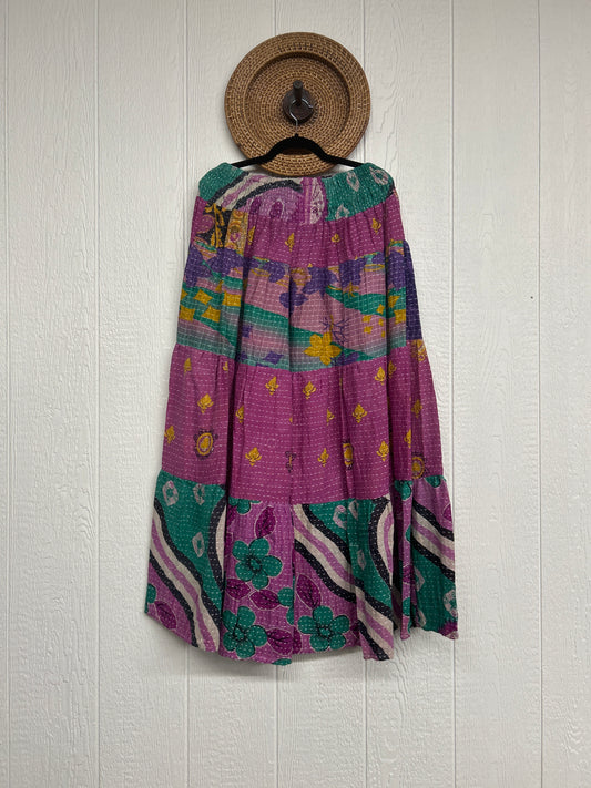 Pareo Kantha Lotus Maxi Skirt 0826 243