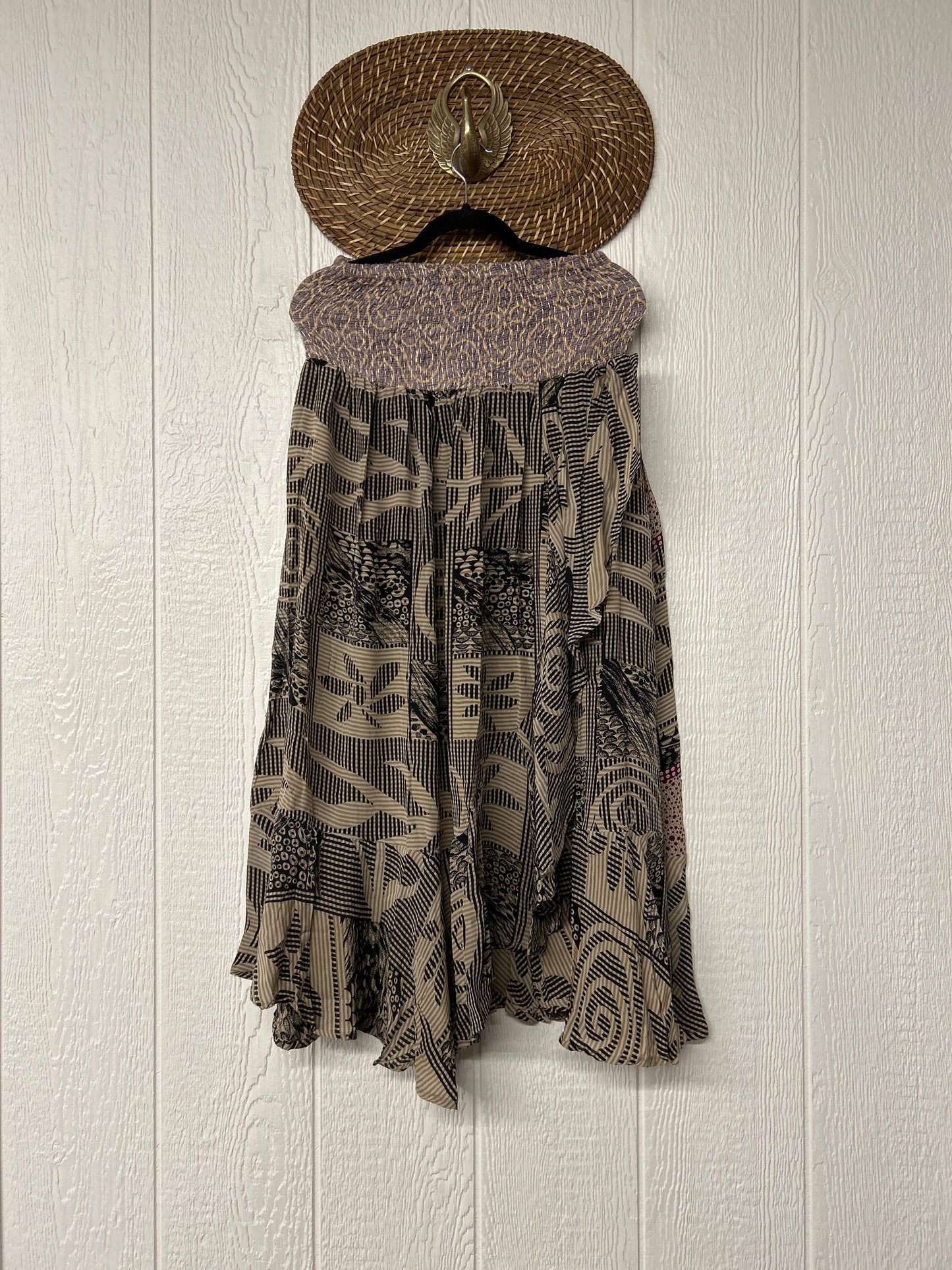 Crepe Sari Inner Peace Wrap Skirt 0626 100