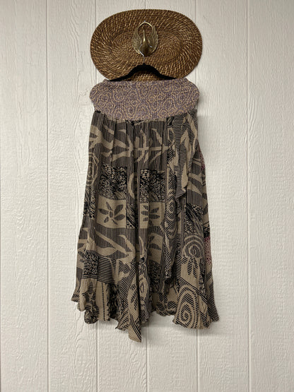 Crepe Sari Inner Peace Wrap Skirt 0626 100