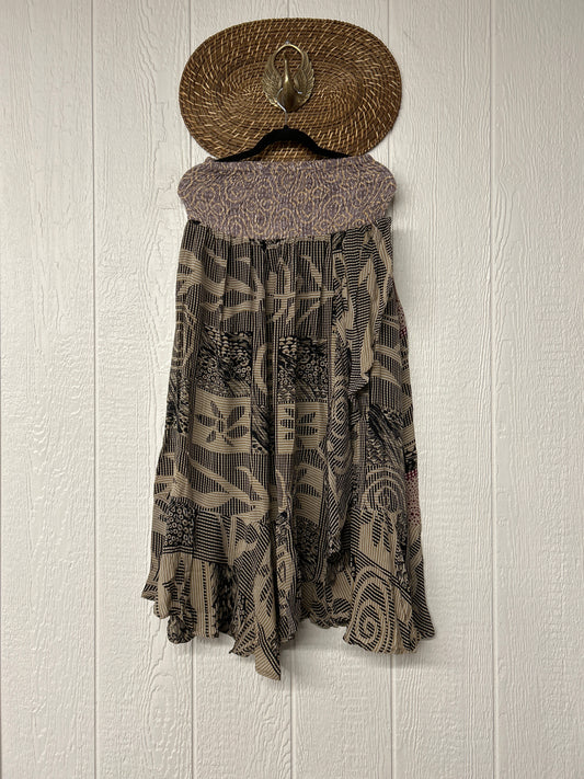 Crepe Sari Inner Peace Wrap Skirt 0626 100
