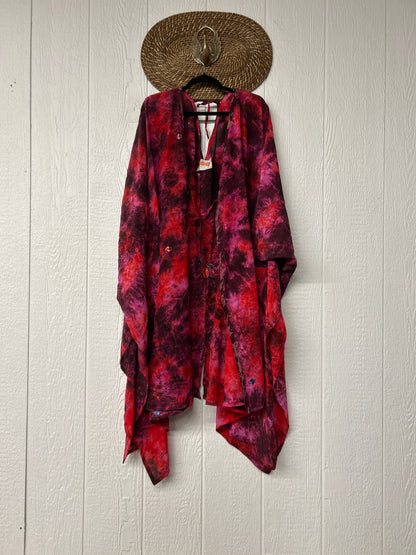 Crepe Sari Orchid Kimono 0626 095