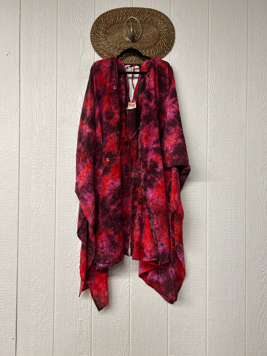 Crepe Sari Orchid Kimono 0626 095