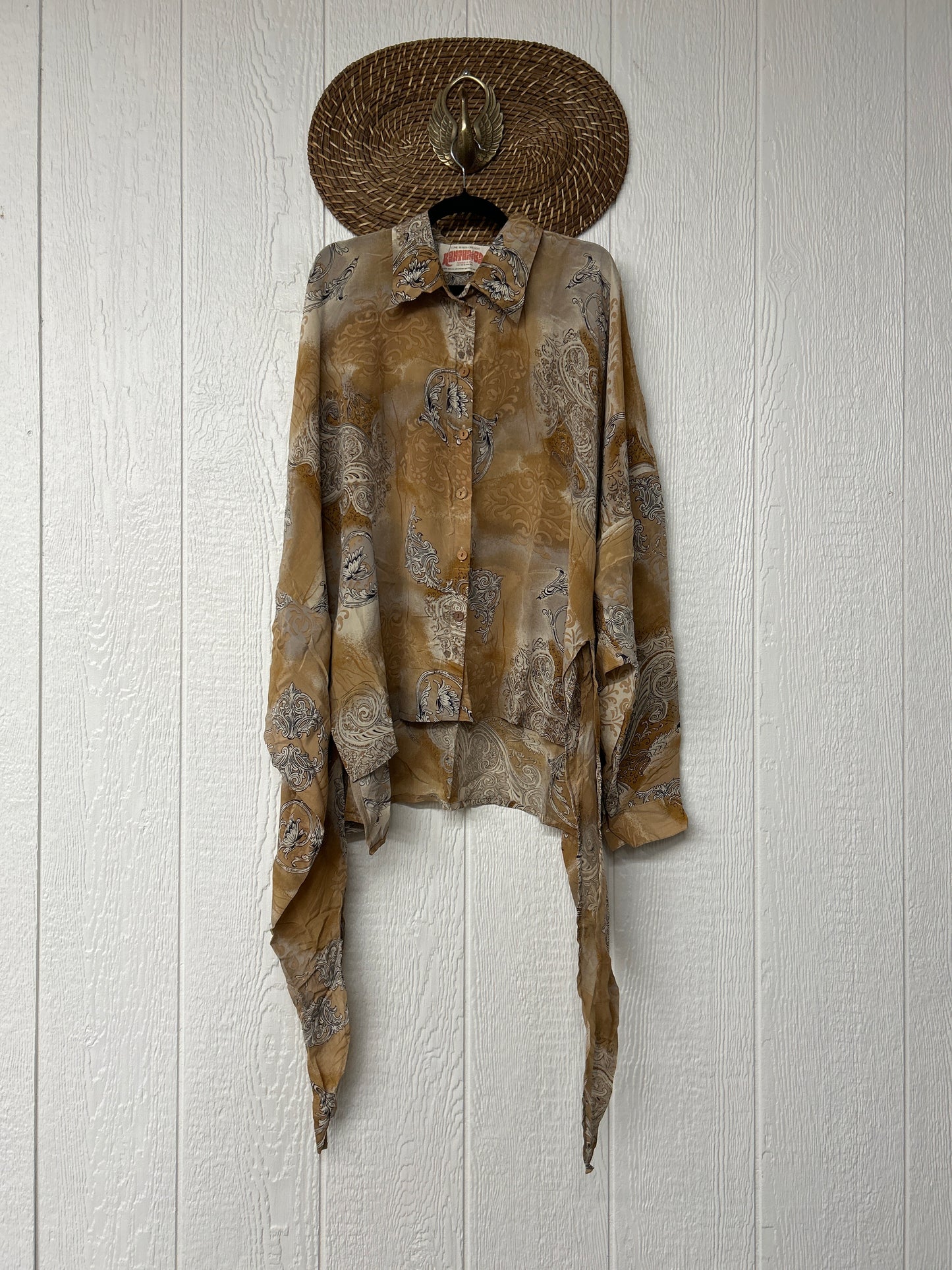 Crepe Sari Nirvana Button Down 1125 068