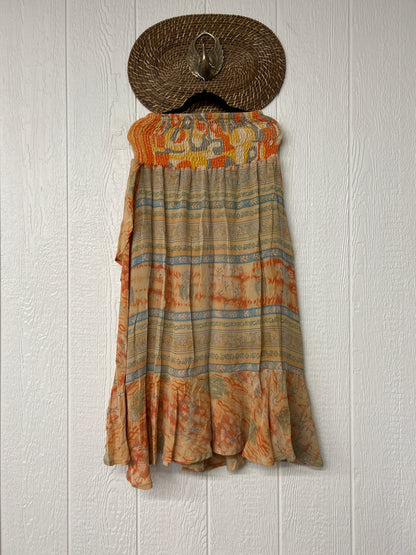 Crepe Sari Inner Peace Wrap Skirt 0626 143
