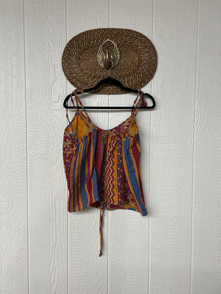 Kantha Butterfly Tank Top 0525 012