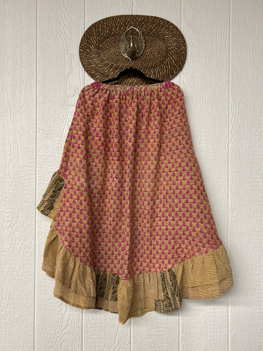 Pareo Kantha Wild Rose Skirt 0426 100