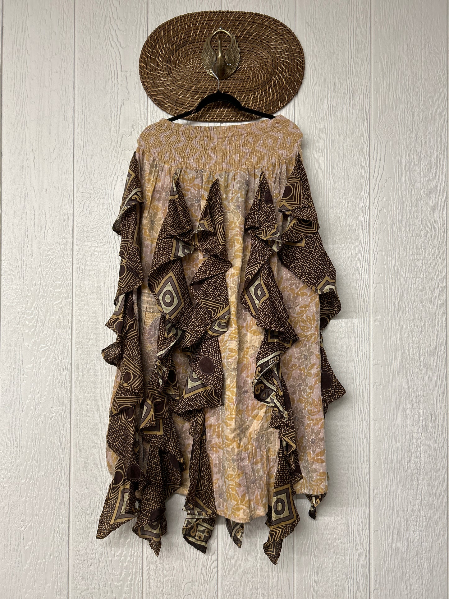 Pareo Kantha Willow Maxi Skirt 0826 122