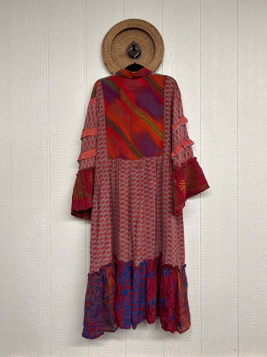 Crepe Sari Rhiannon Duster Dress 0226 153